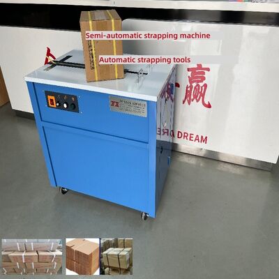 PP Belt Hand Banding Carton Box Strapping Machine Packing Semi Automatic Drive