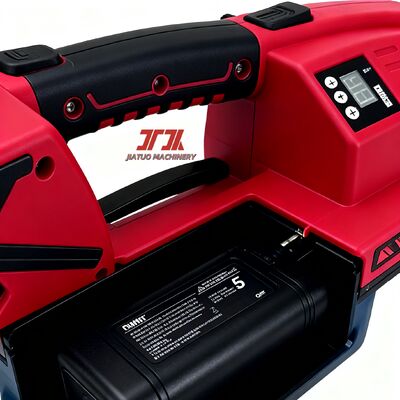 Alat Pengemasan Listrik Portable PP Pet dengan Baterai Mesin Strapping Semi-otomatis