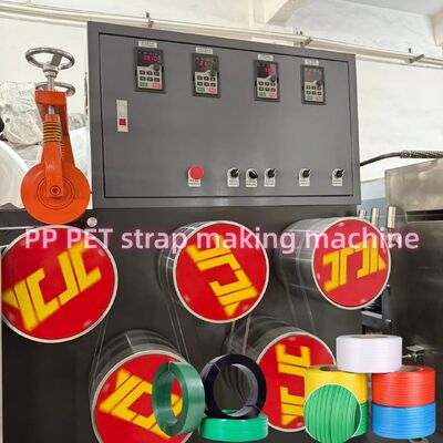 Garis Ekstrusi Pita Pengikat PET PP Kecepatan Lari 250-300m/menit Dengan Lebar 5-19mm