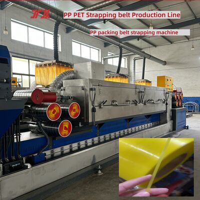 NVT Converter PP Strap Band Extrusion Line PP Strap Making Machine Sekrup Diameter 90mm