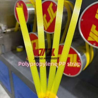 Lini Produksi Tali PP Plastik PET PP Packing Strap Band Extruder Dengan Pengganti 4net