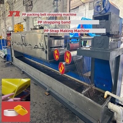 5mm PP mesin membuat tali PP Strapping Mesin dengan non-stop otomatis penukar layar