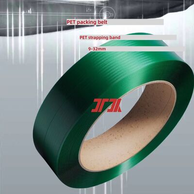 Tali strapping baja plastik PET 9-16mm Tali strapping baja PET untuk mesin strapping otomatis