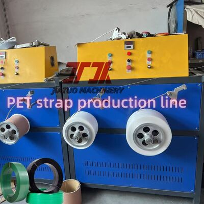 Mesin Pembuat Pita Strapping PET Kecepatan Lini 150m/mnt Dengan Penggulung Otomatis