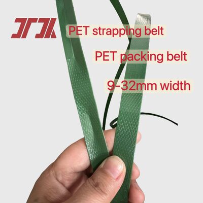 Tali strapping baja plastik PET 9-16mm Tali strapping baja PET untuk mesin strapping otomatis