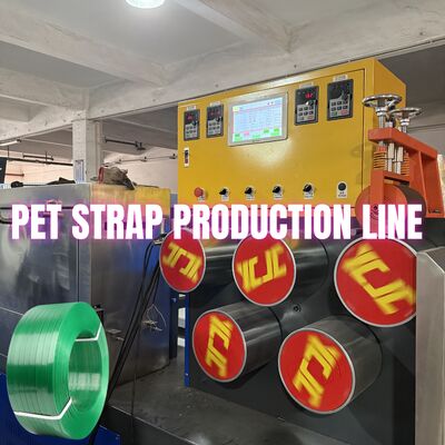 Mesin Pembuat Tali PET Sistem Filter Silinder Tunggal Dengan Kesalahan Lebar Dalam 0.2mm