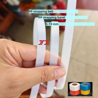 PP merah mengikat 5-15mm PP kemasan PP mengikat PP packing belt untuk mesin pengikat desktop