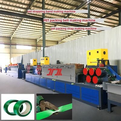 Mesin pembuat tali PET 9-16mm Mesin manufaktur tali PET menampilkan Sistem Dehumidifikasi dan Pengeringan Sarang Lebah