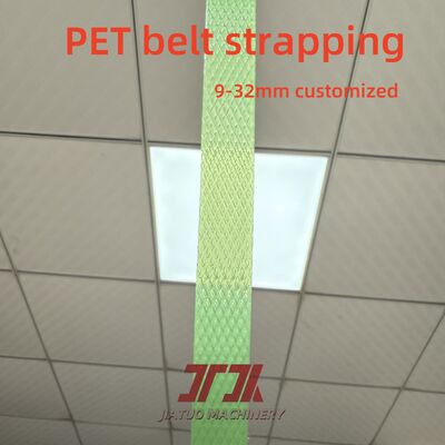 9-32mm PET Polyester Strapping Packing Strap Digunakan Untuk Pengemasan Bata