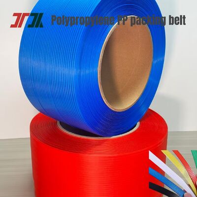 Tali pengikat kecepatan tinggi 5 ′′ 18mm PP tali pengikat PP PP packing band dengan Kraft Paper / PE Film