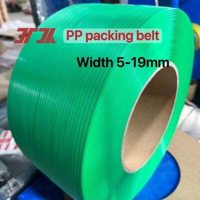Bahan Baru PP Strapping Belt 5 ′ 19 mm PP Packing Straps untuk Mesin Strapping Otomatis