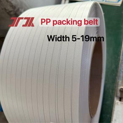 100% Polipropilena (PP) Strapping Sabuk Pengemas PP Transparan untuk Mesin Strapping Semi-Otomatis