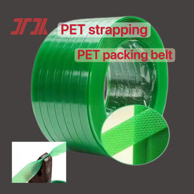 PET Plastic Strapping 16mm PET Strapping Band Automatic PET Strapping untuk Pabrik Bata