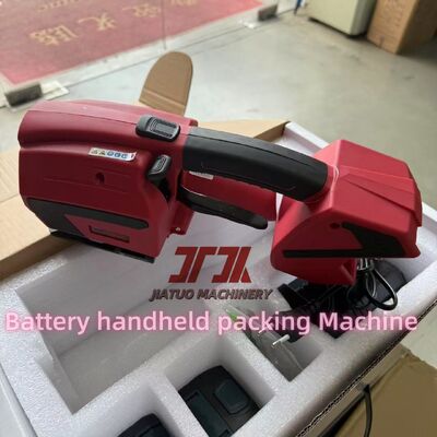 3.1KG Mesin strapping baterai genggam otomatis untuk PET PP Strapping Tensioner 9000N