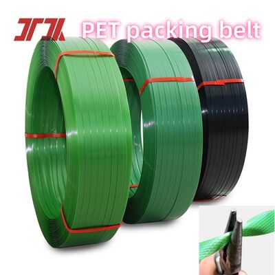 9-32mm PET Strapping Untuk Pengemasan Palet Berat Tarikan Tinggi Dan Dapat Didaur Ulang