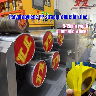 5-19mm Industrial PP Sandwich Belt Making Machine dengan kepala mati ekstrusi yang stabil