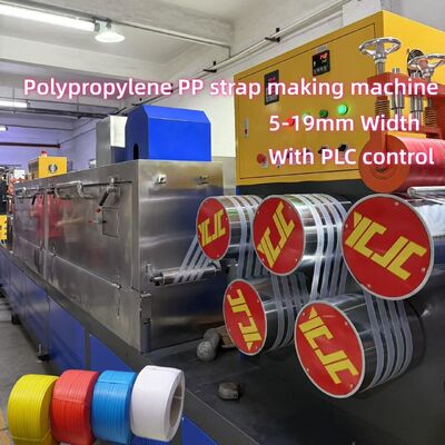 5-19mm Industrial PP Sandwich Belt Making Machine dengan kepala mati ekstrusi yang stabil