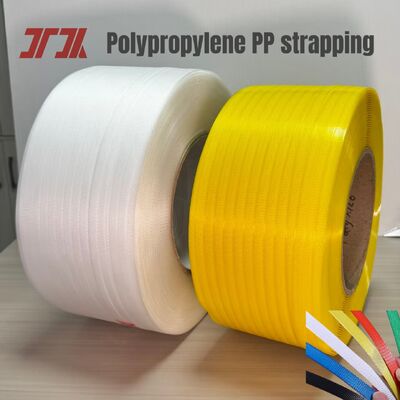 Pita ikat PP kecepatan tinggi 5 ′ 19 mm Pita ikat PP untuk mesin ikat semi-otomatis