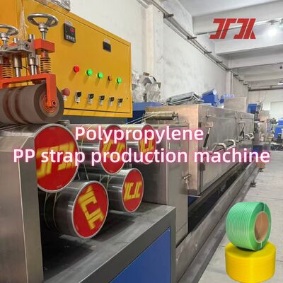 Peralatan produksi tali kemasan PP 5mm Efisiensi Tinggi Mesin Pembuat Tali PP dengan Kontrol Otomatis