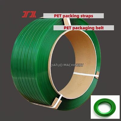 Strapping PET berkecepatan tinggi Strapping PET hijau 16mm untuk alat strapping manual/listrik