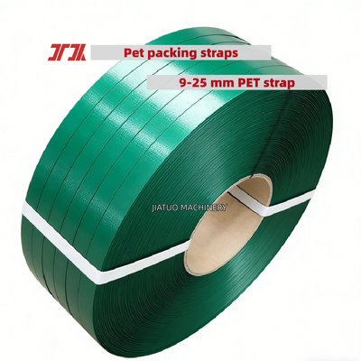 Sabuk pengemasan PET berkecepatan tinggi Sabuk baja plastik PET 16mm untuk tarikan 300-1500KG
