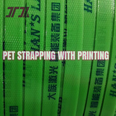 Strapping Plastik PET Lebar 9-32mm Untuk Bundling Palet Kemasan Kargo Berat