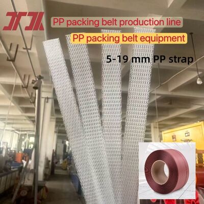 PLC-dikendalikan PP Strap Making Machine jalur produksi tali tali dengan 100% bahan PP daur ulang