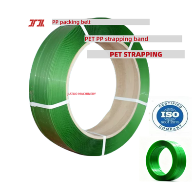 Pita pengemasan PET 16mm dengan tali otomatis untuk produksi serpihan botol PET 100% atau bahan hancur