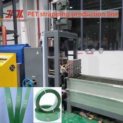 Kecepatan Tinggi >150m/mnt Lini Produksi Tali PET Dengan Mesin Penggulung Otomatis