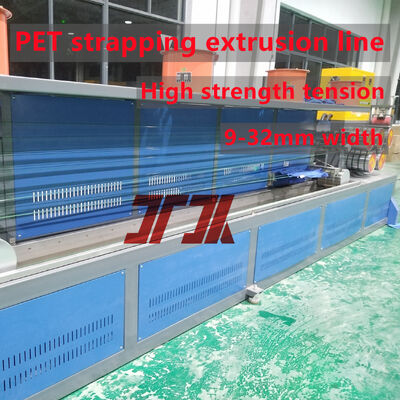 Kecepatan Tinggi >150m/mnt Lini Produksi Tali PET Dengan Mesin Penggulung Otomatis