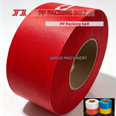Pinggang pengemasan PET PP kecepatan tinggi tali putih 12mm PP yang cocok untuk mengikat buah kekuatan tarik tinggi