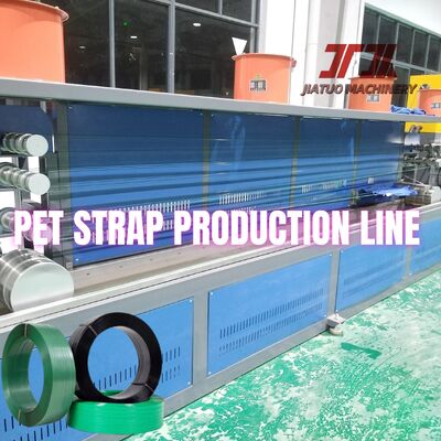 9-32MM Mesin Produksi Strapping Baja PET Dengan Kontrol PLC Dan Winder Otomatis