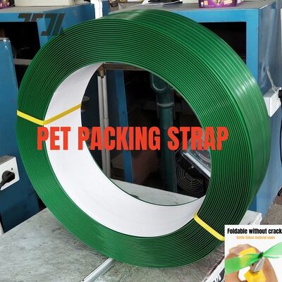 Jalur Produksi Pita Baja Plastik PET hemat energi untuk Penggabungan Kargo Berat dengan Kapasitas 220-250kg/H