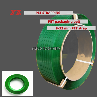 Pita pengemasan PET otomatis Pita pengemasan PET berkecepatan tinggi 9mm untuk alat pengikat pneumatik