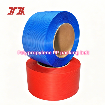 5-19mm Lebar PP Strapping dengan Kekuatan Tarik 50-200KG dan Warna yang Dapat Disesuaikan untuk Kemasan Kargo Ringan