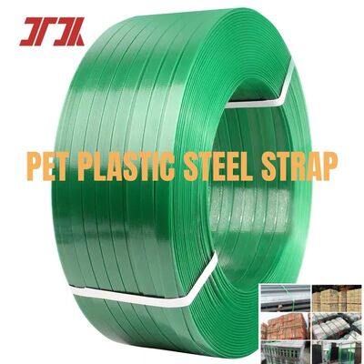 9-32mm Sabuk Kemasan Plastik Hewan Peliharaan Permukaan Timbul Halus Untuk Pengepakan Kargo Berat