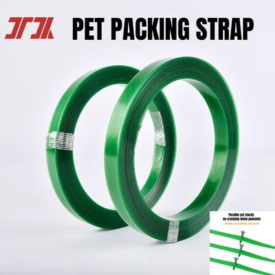 9-32mm Sabuk Kemasan Plastik Hewan Peliharaan Permukaan Timbul Halus Untuk Pengepakan Kargo Berat
