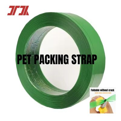9-32mm High tensile PET strapping Polyester packing band digunakan untuk palet packing batu bata