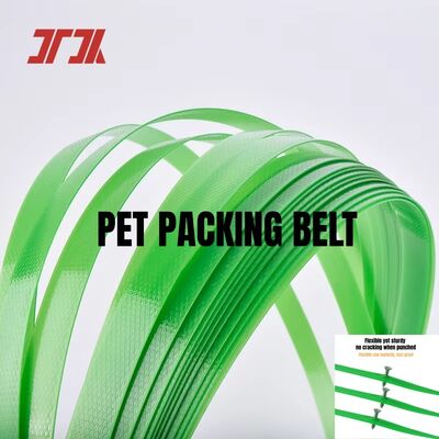 9-32mm High Tensile Polyester PET Packing Belt Plastik Strapping Untuk Beban Berat
