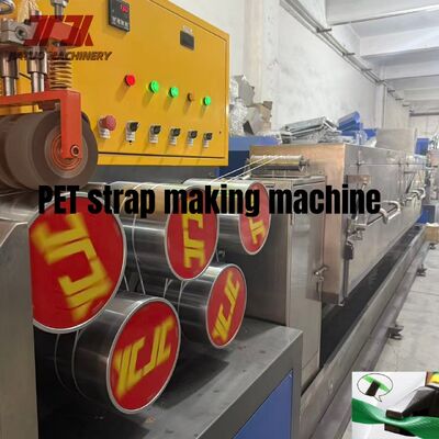 Mesin Ekstrusi Tali PET 9-32mm dengan Kontrol PLC untuk Material Serpihan Botol PET Daur Ulang