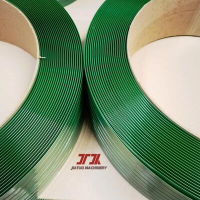 Berkualitas tinggi 9-32mm Lebar tahan cuaca Embossed PET Packaging Strap untuk Mesin Strapping Otomatis