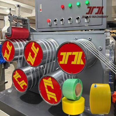 5-19mm PP Strapping Band Production Line With PLC Control And Non-stop Screen Changer
