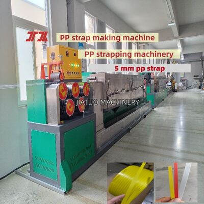 Peralatan produksi tali kemasan PP 5mm Efisiensi Tinggi Mesin Pembuat Tali PP dengan Kontrol Otomatis