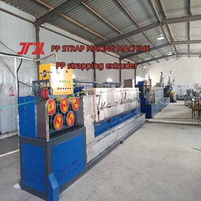 Mesin Pembuat Sabuk PP Jalur Ekstrusi Pita PP dengan Sistem Kontrol Sepenuhnya Otomatis PLC