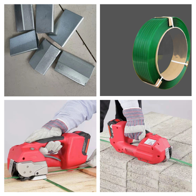 Mesin Strapping Genggam Gesper Gratis 400N-2000N Dioperasikan dengan Baterai