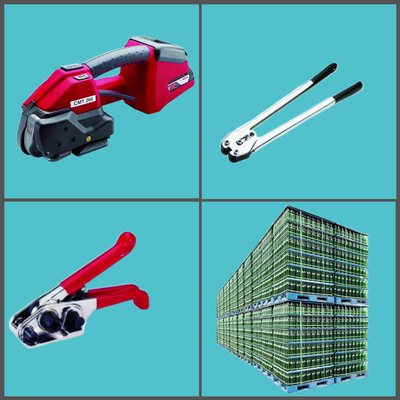 Mesin Strapping Genggam yang Dioperasikan dengan Baterai Untuk Strapping Polypropylene 1/2 "-3/4"