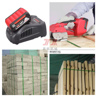 3.1KG Mesin strapping baterai genggam otomatis untuk PET PP Strapping Tensioner 9000N