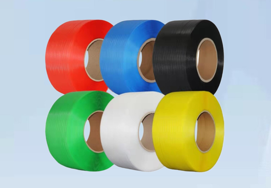 Disesuaikan Kekuatan Tegangan Tinggi Warna Sabuk Plastik PP Packing Strapping Band