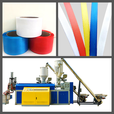 Supply PP strapping produksi garis PP mesin strapping PP PP peralatan strapping dengan sistem kontrol PLC