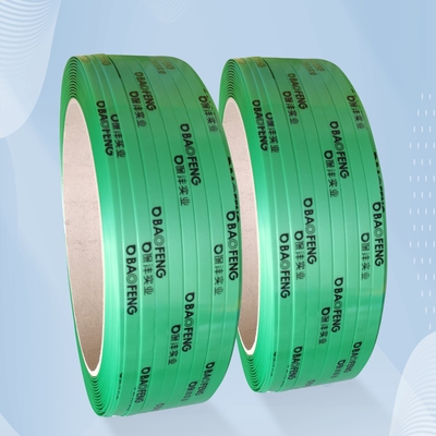 Tali Sabuk Pengemasan Plastik Poliester Timbul Timbul Lebar 9.0mm 12mm